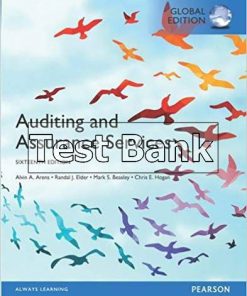 Auditing And Assurance Services Global 16th Edition Arens Test Bank