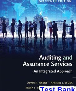 Auditing and Assurance Services 16th Edition Arens Test Bank