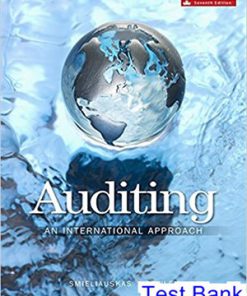 Auditing Canadian 7th Edition Smieliauskas Test Bank