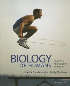 Test Bank for Biology of Humans Concepts Applications and Issues, 5th Edition : Goodenough