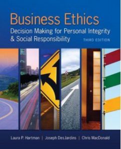 Test Bank for Business Ethics, 3rd Edition: Laura Hartman