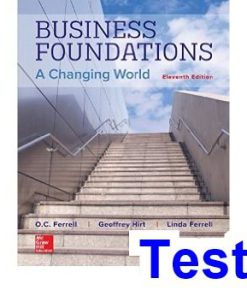 Business Foundations A Changing World 11th Edition Ferrell Test Bank