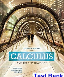 Calculus and Its Applications 11th Edition Bittinger Test Bank