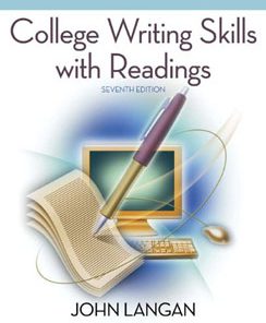 Test Bank For College Writing Skills with Readings, 7 edition: John Langan