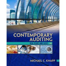 Contemporary Auditing Knapp 9th Edition Solutions Manual