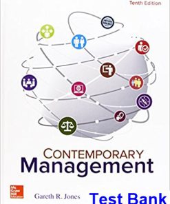 Contemporary Management 10th Edition Jones Test Bank