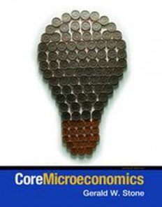 Test Bank for CoreMicroeconomics, 2nd Edition: Stone