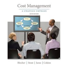 Cost Management A Strategic Emphasis Blocher 6th Edition Test Bank