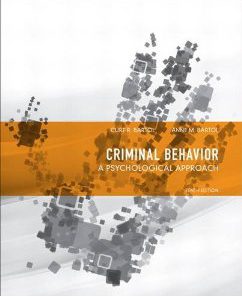 Test Bank for Criminal Behavior A Psychological Approach 10th Edition Curt R Bartol