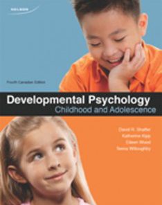 Test Bank for Developmental Psychology Childhood and Adolescence, 4th Canadian Edition: Shaffer