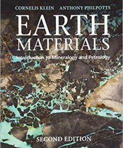 Earth Materials Introduction to Mineralogy and Petrology 2nd Klein Solution Manual