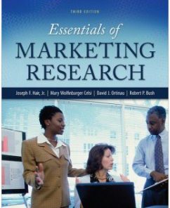 Test Bank for Essentials of Marketing Research, 3rd Edition: Joseph F. Hair, Jr.