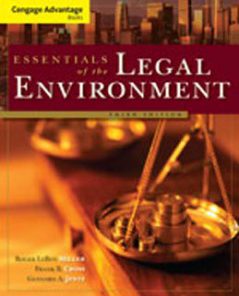 Test Bank for Essentials of the Legal Environment, 3rd Edition: Miller