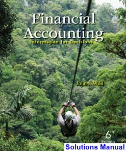 Financial Accounting Information for Decisions 6th Edition Wild Solutions Manual