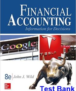 Financial Accounting Information for Decisions 8th Edition John Wild Test Bank