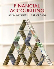 Test Bank for Financial Accounting, 1st Edition: Waybright