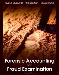 Test Bank For Forensic Accounting and Fraud Examination 1st edition Kranacher Riley