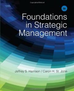 Test Bank for Foundations in Strategic Management 6th Edition : Harrison