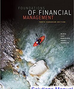 Foundations of Financial Management Canadian 10th Edition Block Solutions Manual