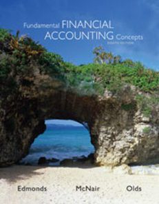 Test Bank for Fundamental Financial Accounting Concepts, 8th Edition: Edmonds