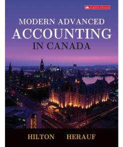 Test Bank for Modern Advanced Accounting in Canada 9th by Hilton