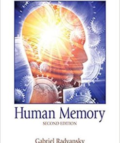 Human Memory 2nd Radvansky Test Bank