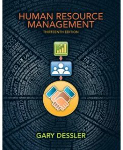 Test Bank for Human Resource Management, 13th Edition: Gary Dessler