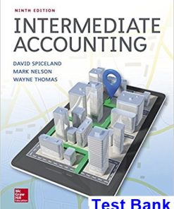 Intermediate Accounting 9th Edition Spiceland Test Bank