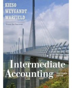 Test Bank for Intermediate Accounting, 13th Edition: Donald E. Kieso