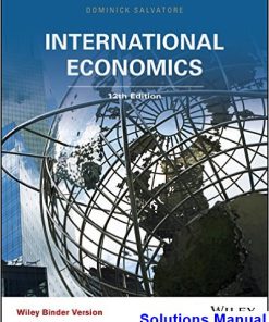 International Economics 12th Edition Salvatore Solutions Manual