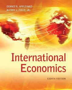 Test Bank For International Economics, 8 edition: Dennis Appleyard