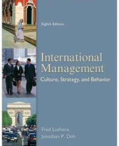 Test Bank for International Management, 8th Edition: Fred Luthans