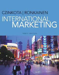 Test Bank for International Marketing, 10th Edition : Czinkota