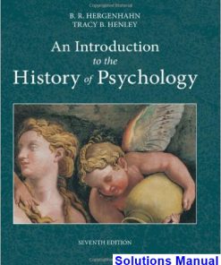 Introduction to the History of Psychology 7th Edition Hergenhahn Solutions Manual