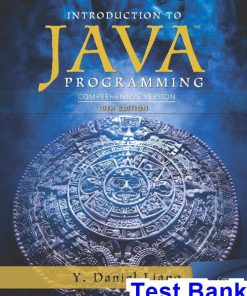 Introduction to Java Programming Comprehensive Version 10th Edition Liang Test Bank