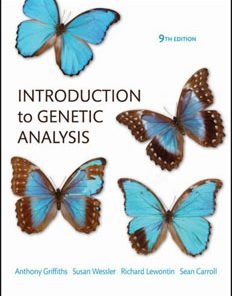 Test Bank For Introduction to Genetic Analysis, 9th edition: Griffiths Wessler