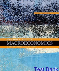 Macroeconomics Canadian 5th Edition Mankiw Test Bank