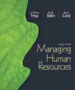 Managing Human Resources Gomez-Mejia 7th Edition Test Bank