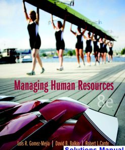 Managing Human Resources 8th Edition Gomez-Mejia Solutions Manual