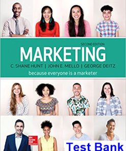 Marketing 2nd Edition Hunt Test Bank