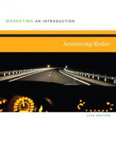 Test Bank for Marketing An Introduction, 10th Edition: Armstrong