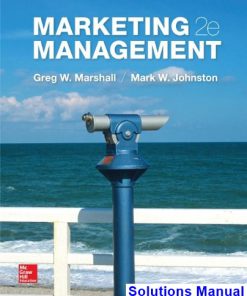 Marketing Management 2nd Edition Marshall Solutions Manual