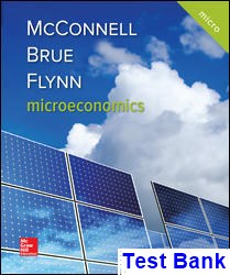 Microeconomics 21st Edition McConnell Test Bank