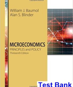 Microeconomics Principles and Policy 13th Edition Baumol Test Bank