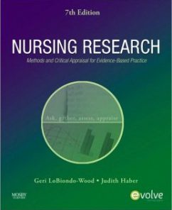 Test Bank for Nursing Research 7th Edition: Geri LoBiondo-Wood