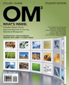 Test Bank for OM, 3rd Edition: Collier