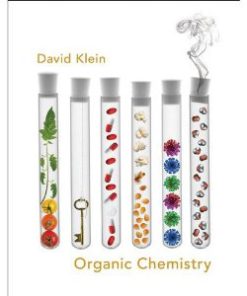 Test Bank for Organic Chemistry, 1st Edition : Klein