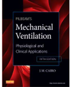 Test Bank for Pilbeams Mechanical Ventilation, 5th Edition: Cairo