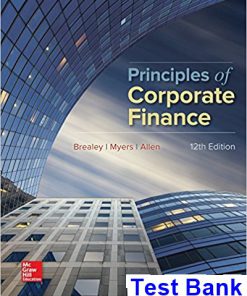 Principles of Corporate Finance 12th Edition Brealey Test Bank