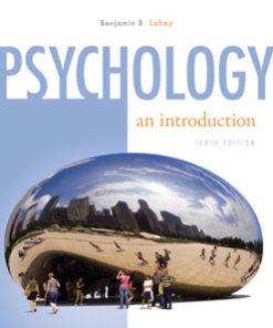 Test Bank For Psychology: An Introduction, 10 edition: Benjamin Lahey